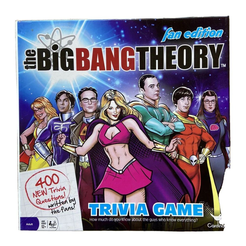 The Big Bang Theory Trivia Board Game Fan Edition All Parts Complete